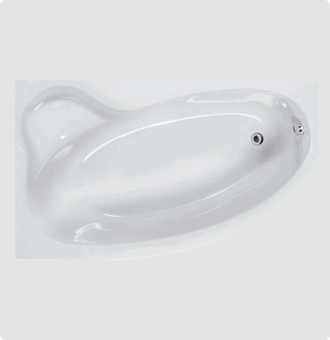 Left Surf bathtub 160×90 cm