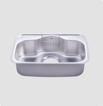 Stainless steel Single Bowl 74×51 cm