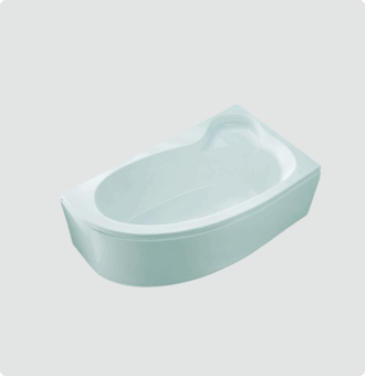 Right Surf bathtub 160×90 cm with panel