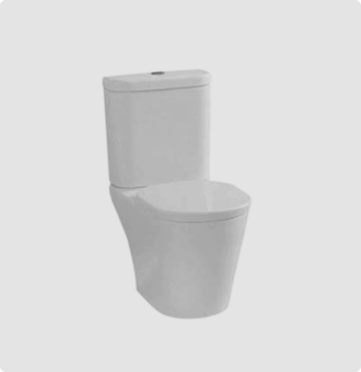 Full floor standing toilet P with douche Tonic